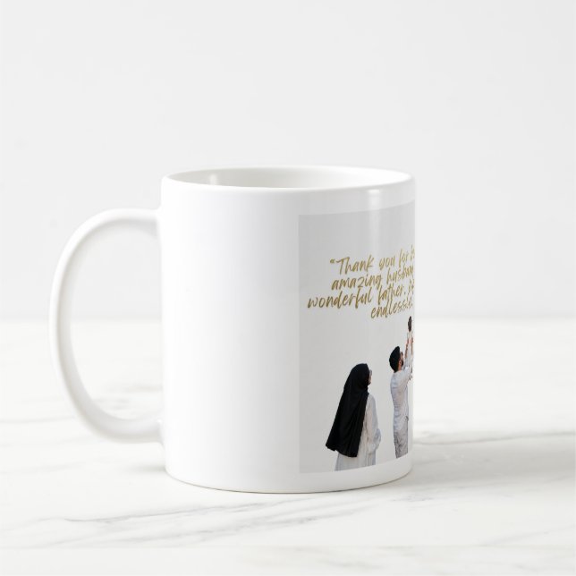 Wertschätzung für Ehemann und Vater Kaffeetasse (Links)