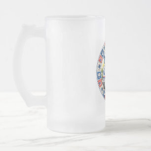Wertschätzung für Postmitarbeiter Mattglas Bierglas