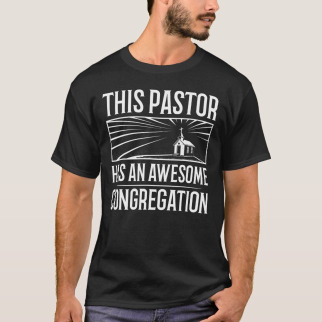 Wertschätzung von Pastoren Männer Christlicher Kir T-Shirt (Vorderseite)
