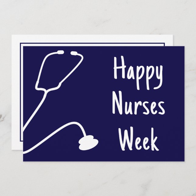Wertsteigerung nach individuellem Happy Nurses Wee Dankeskarte (Vorne/Hinten)