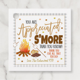 Wertungsmarke S'mores Geschenkanhänger