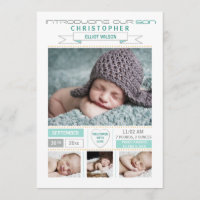 Wertvoll Anreise Foto Geburtsankündigung