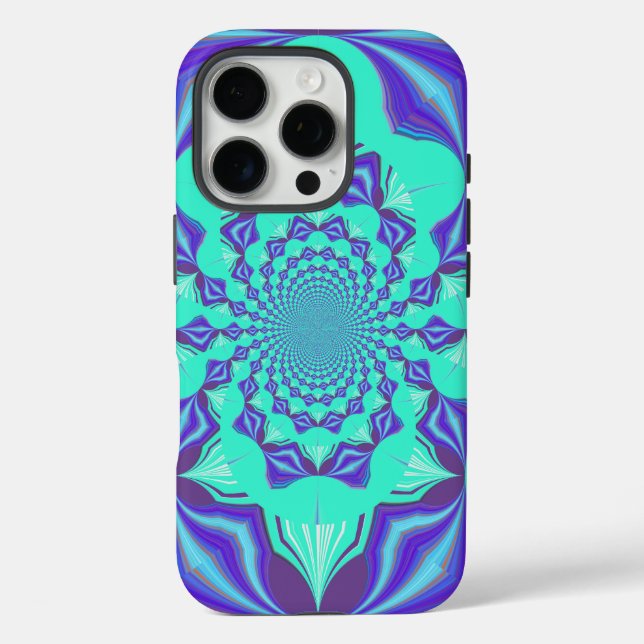 Wertvoll Blau Case-Mate iPhone Hülle (Rückseite)