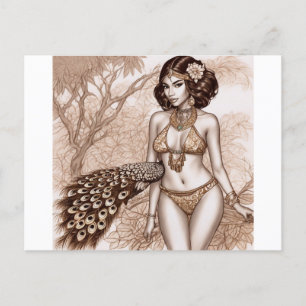 Wertvoll Delilah Postkarte