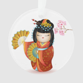 Wertvoll Japanisch Kokeshi Doll Ornament
