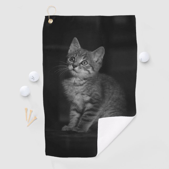 Wertvoll Kitten Golfhandtuch (Insitu)