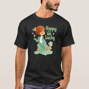 Wertvoll Moments St. Patrick's Day Happy Go Lucky T-Shirt