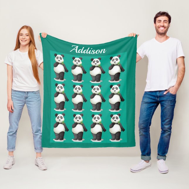Wertvoll Panda Flannel Blanket Fleecedecke (Beispiel)