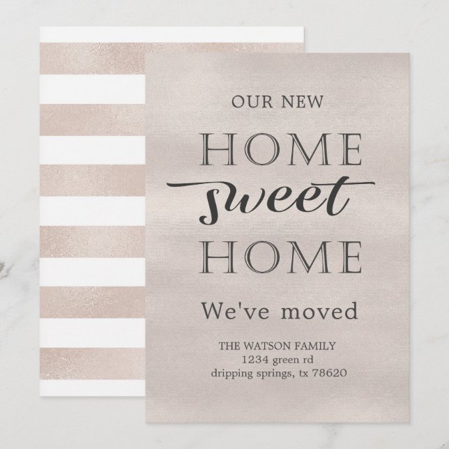 Wertvoll Pearl | Einladung zur Einberufung (Vorne/Hinten)