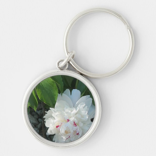 Wertvoll Peony Schlüsselanhänger (Vorne)