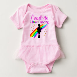 WERTVOLL PERSONALISIERTE BALLERINA TUTU BABY T-SHIRT