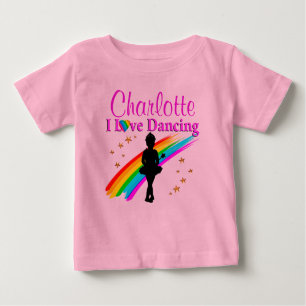 WERTVOLL PERSONALISIERTE BALLERINA TUTU BABY T-SHIRT