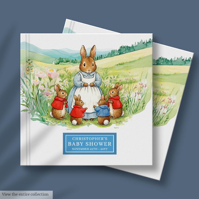 Wertvoll Peter Rabbit Baby Shower Guest Book Boy Gästebuch (Precious Peter Rabbit Baby Shower Guest Book Boy)
