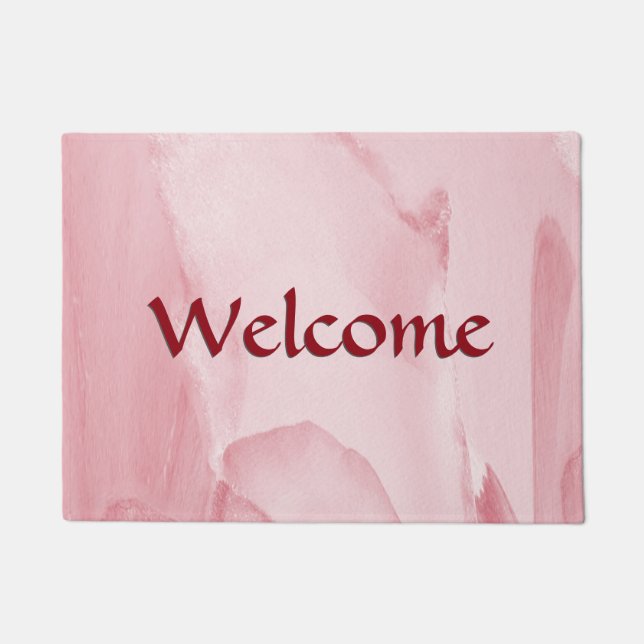 Wertvoll rosa fußmatte (Vorderseite)