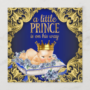 Wertvoll Royal Prince Baby Dusche Einladung
