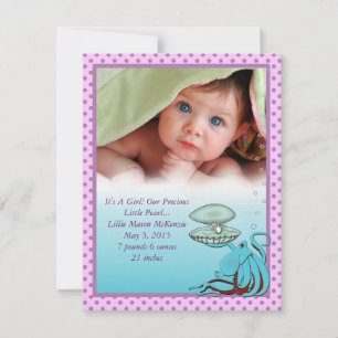 Wertvolle Ankündigung von Pearl Baby Girl