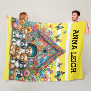 Wertvolle Jungtiere Fleece Blankon