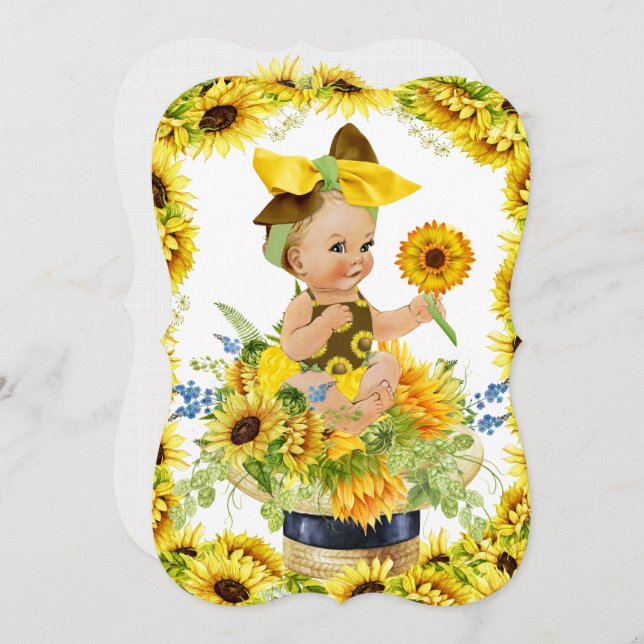 Wertvolle Kinderdusche oder Einladung zum Geburtst (Vorne/Hinten)