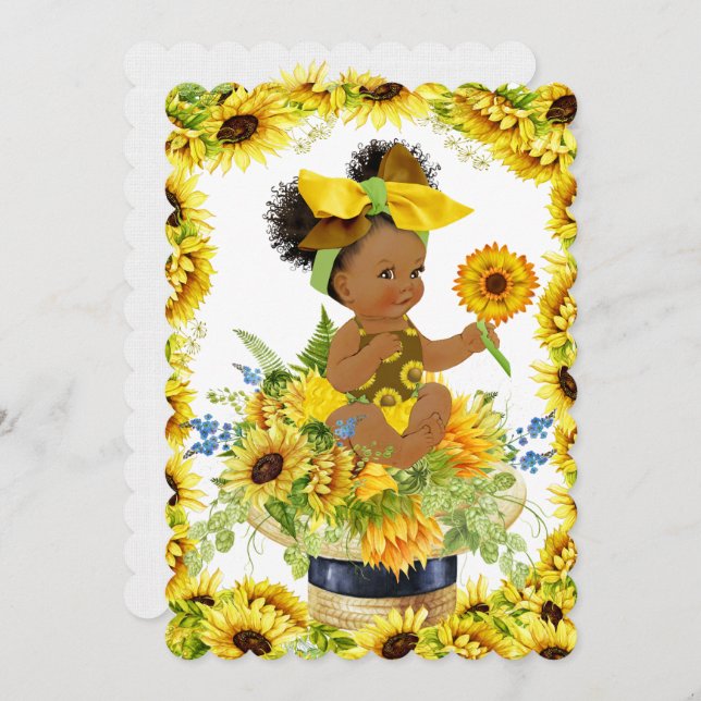 Wertvolle Kinderdusche oder Einladung zum Geburtst (Vorne/Hinten)