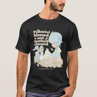 Wertvolle Momente Dankbarkeit gesegnet und Fußball T-Shirt