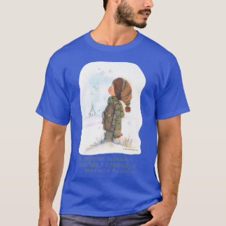 Wertvolle Momente die Schönheit einer Schneeflocke T-Shirt