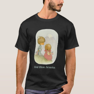 Wertvolle Momente Gott segne Amerika T-Shirt