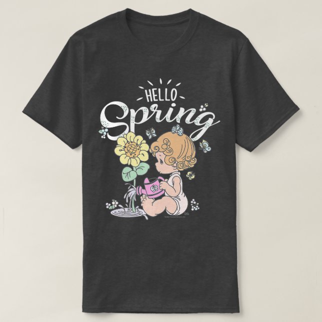 Wertvolle Momente Osterwoche Frühlingsblume T-Shirt (Design vorne)