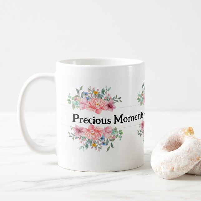 Wertvolle Moments Kaffeezubereitung You & Floral T Kaffeetasse (Mit Donut)