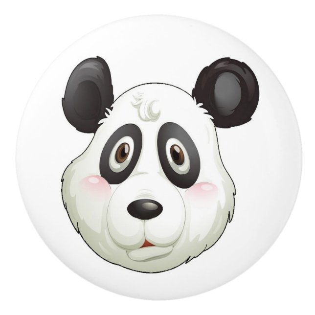 Wertvolle Panda Keramik Knobs Keramikknauf (Vorderseite)