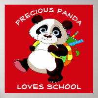 Wertvolle Panda Liebe School