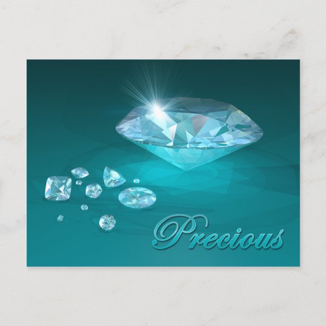 Wertvolle Postkarte (Vorderseite)