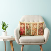 Wertvolle Steine und Blume, Alphonse Mucha Art