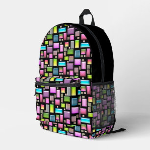 Wertvolle Steine und Perlmutt Bedruckter Rucksack