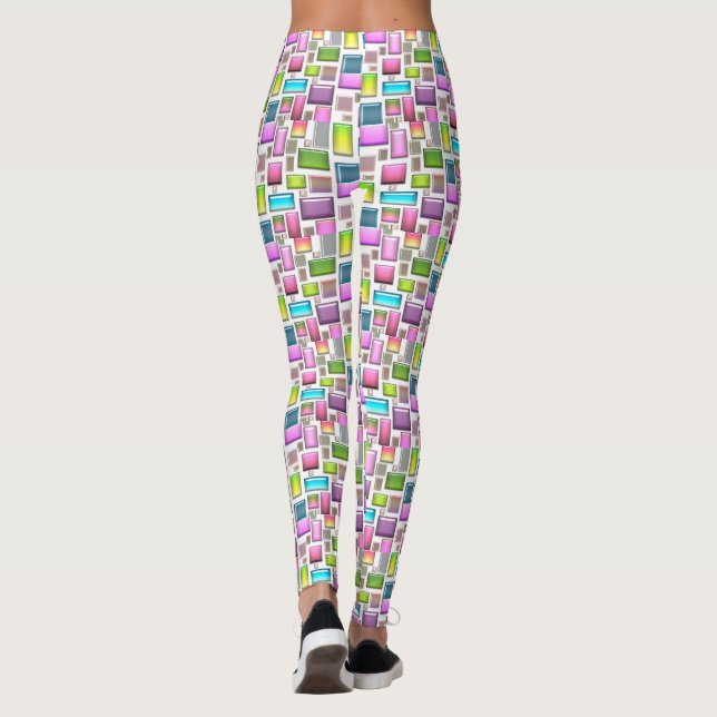 Wertvolle Steine und Perlmutt Leggings (Rückseite)