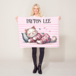 Wertvolle süße Träume Fleecedecke