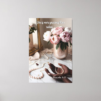 Wertvoller als Rubies Leinwanddruck