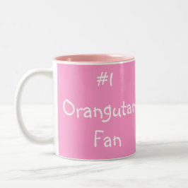 Wertvoller Baby-Orang-Utan Zweifarbige Tasse