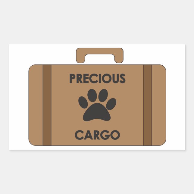 Wertvoller Cargo Car Sticker für Heimtiere (Vorderseite)