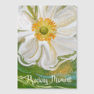 Wertvoller Moment - Anemone Blume Power Magnetkarte