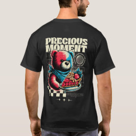 Wertvoller Moment Bear Strawberry Pie T-Shirt