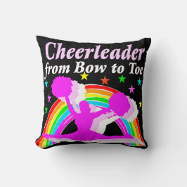 WERTVOLLER PINK-CHEERLEADER VON BOW BIS TOP-DESIGN KISSEN