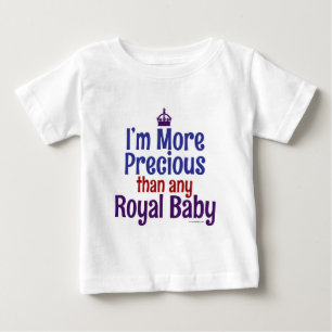Wertvoller Royal Baby Funny Säugling Slogan T-shirt