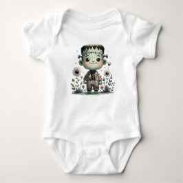 Wertvolles Baby Frankenstein mit Wildblumen | Nied Baby Strampler