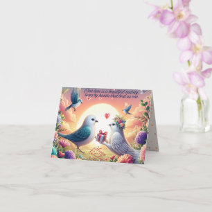 Wertvolles Geschenk der Liebe - Romantischer Valen Karte
