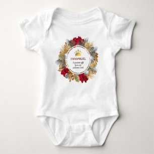 WERTVOLLES GIFT PHANTASTISCHER GOT Weihnachtskra Baby Strampler