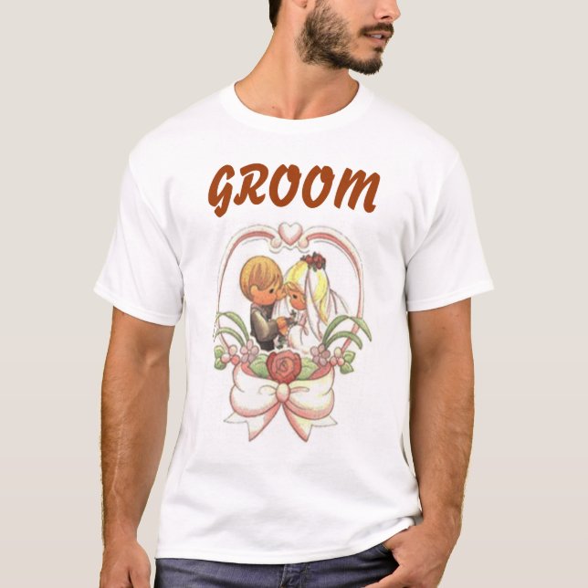 Wertvolles Hochzeitspaar (1) GROOM T-Shirt (Vorderseite)