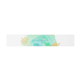 Wertvolles Watercolor-Umschlag-Bauchband Einladungsbanderole
