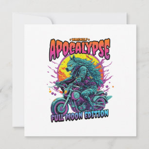 Werwolf-Apokalypse Einladung