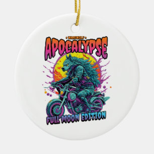 Werwolf-Apokalypse Keramik Ornament