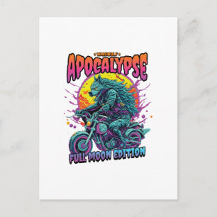 Werwolf-Apokalypse Postkarte